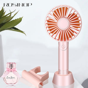 Rosinop gadzety Aroma Essential Oil mini Fan USB ventilador Rechargeable Electronic Gadgets Cool Desk Fan Portable Phone Holder